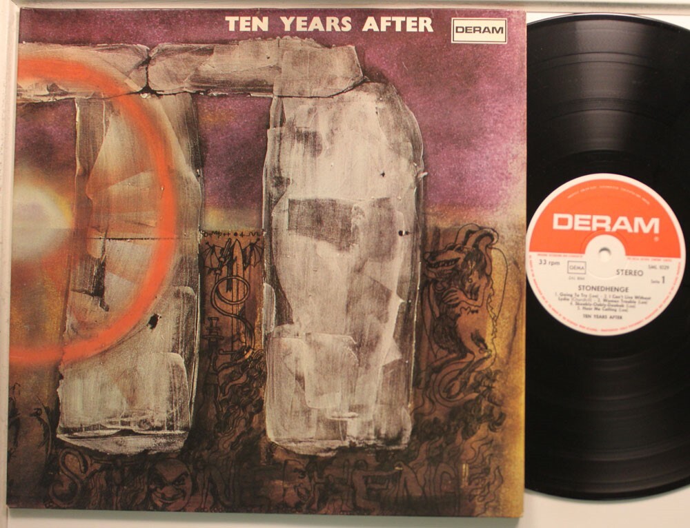 Ten Years After Tedesco Importazione LP Stonedhenge Su Deram - VG+ A VG/VG