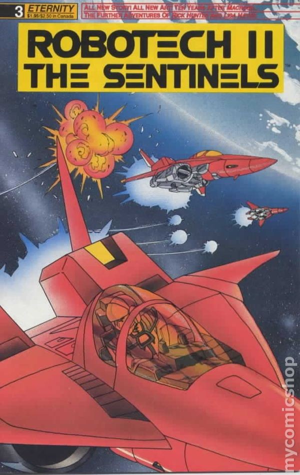 Robotech 2 Le Sentinelle Libro 1 #3 FN 1989 Immagine Stock