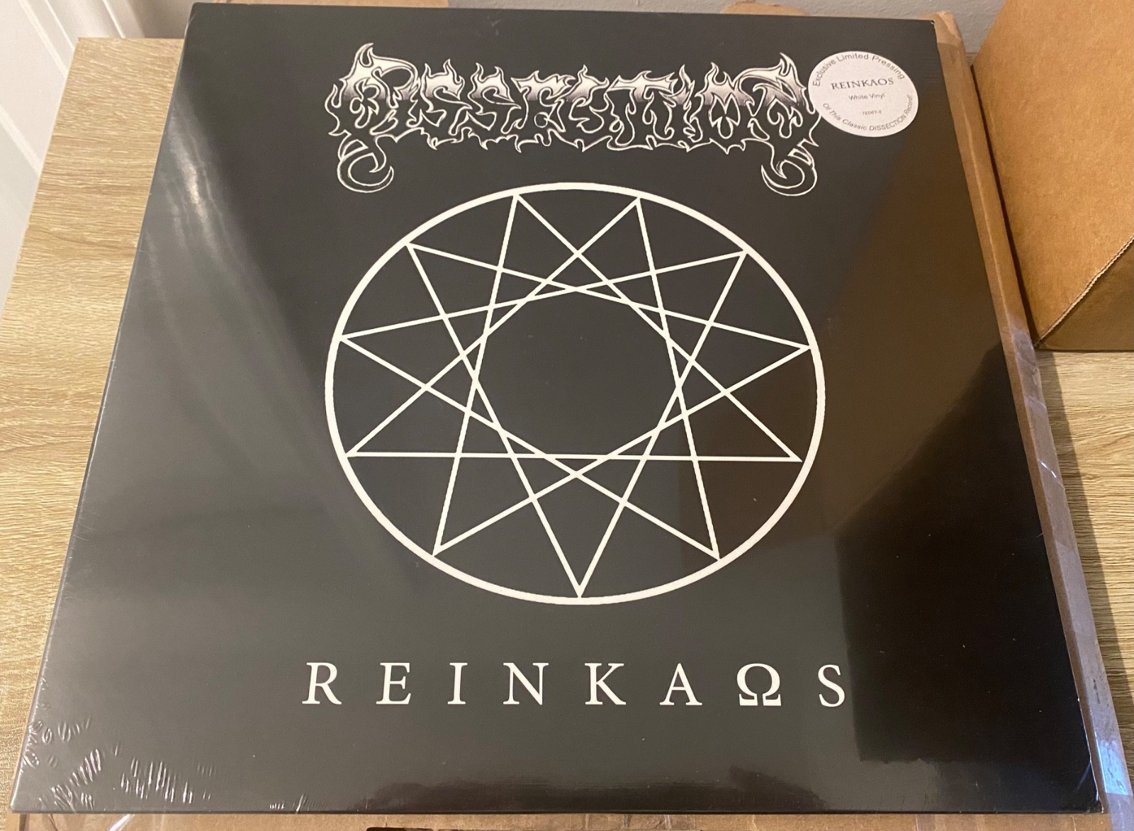 Dissection - ReinKaos LP  2014 White Vinyl Sealed