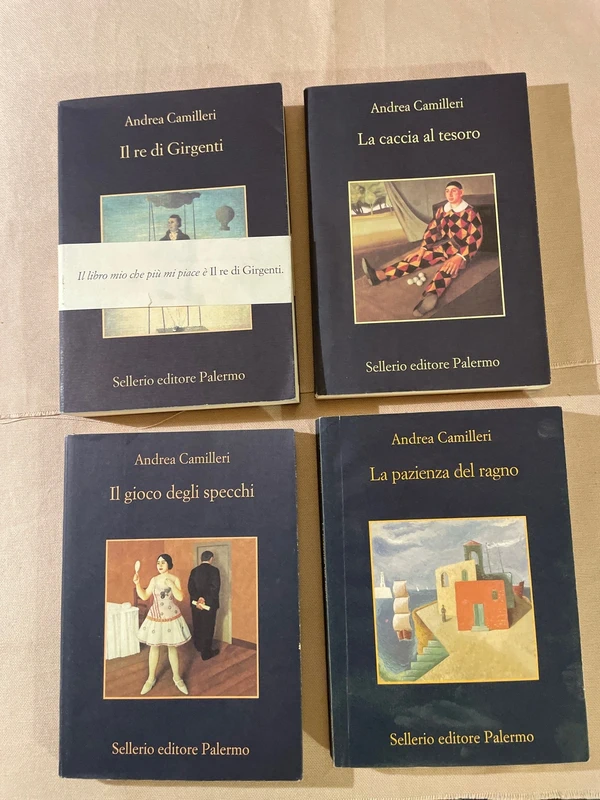 Camilleri lotto 4 libri