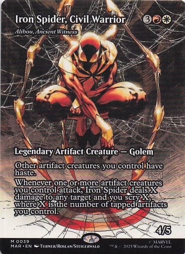 Iron Spider, Guerriero Civile (senza confini) Marvel Universe Eterno-Legale Regolare