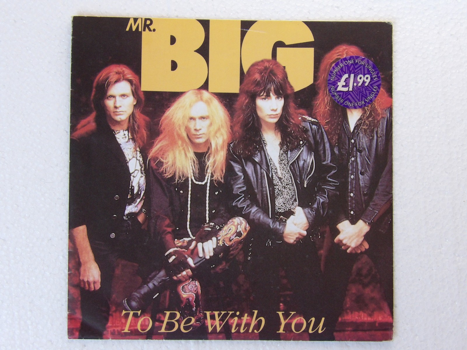 Mr Big:  To Be With You  1992   EX+ 7″
