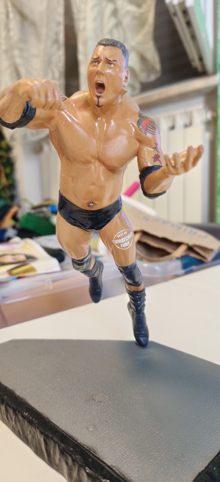 Action Figure Wrestling Dave Batista Serie Unmatched Fury