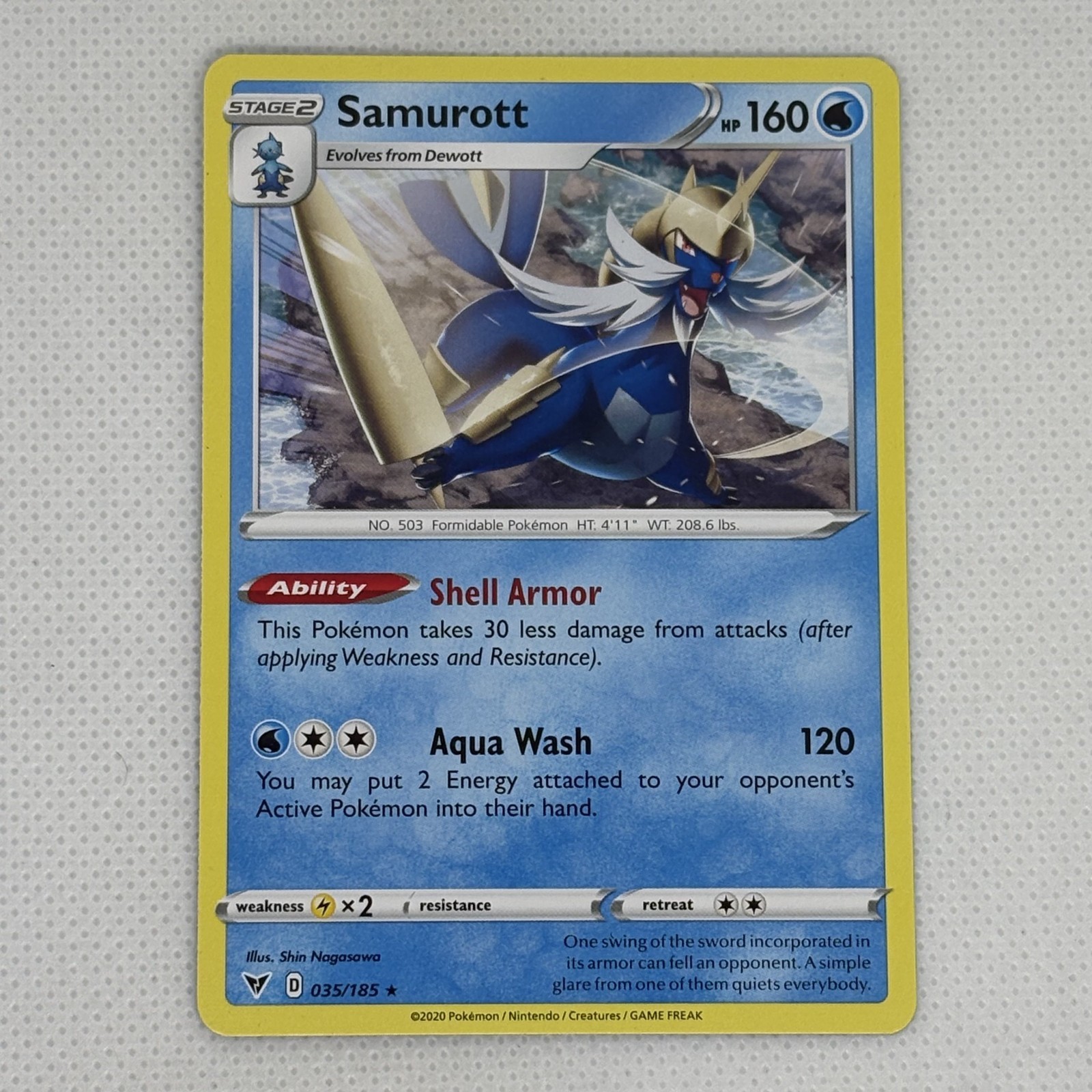 Pokemon TCG | Samurott 35/185 | Raro Vivid Voltage!
