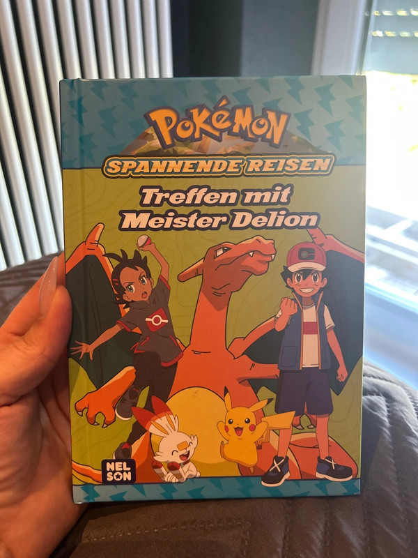 Buch , Pokémon. Geschichte . Treffen mit meister Delion