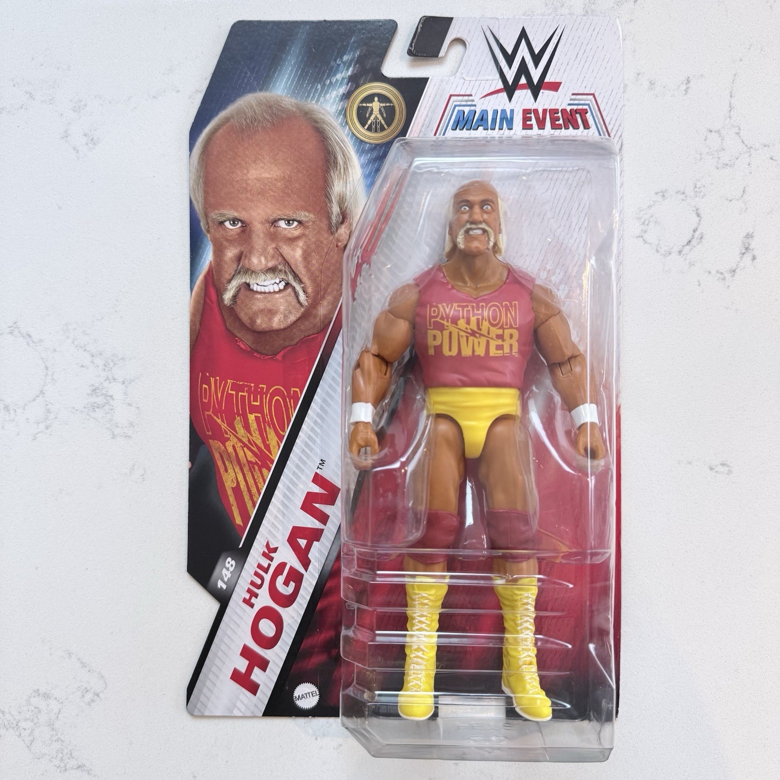 Hulk Hogan WWE Main Event Series 148 Mattel Wrestling Figure BNIB