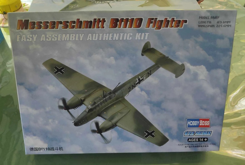 Messerschmitt Bf110, HobbyBoss 1/72