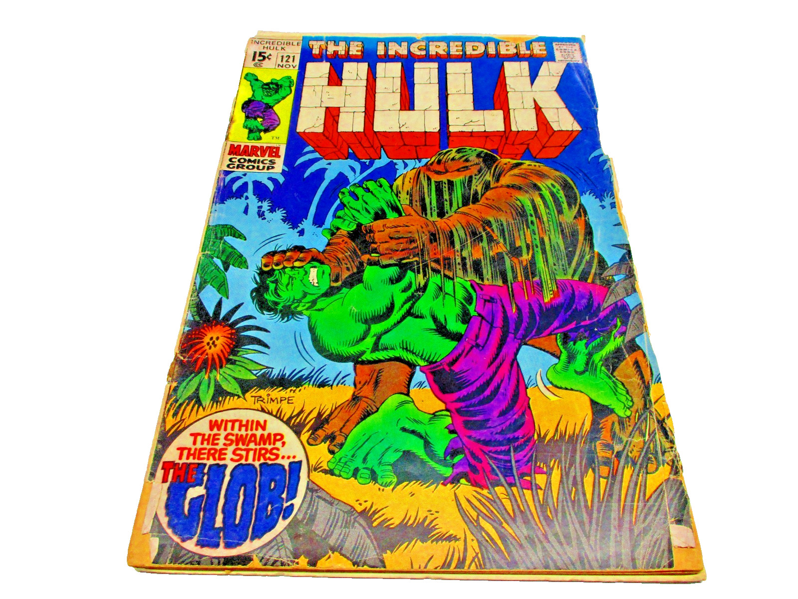 2 fumetti VECCHI VINTAGE "HULK 15c NOV. 1969" SPEDIZIONE GRATUITA