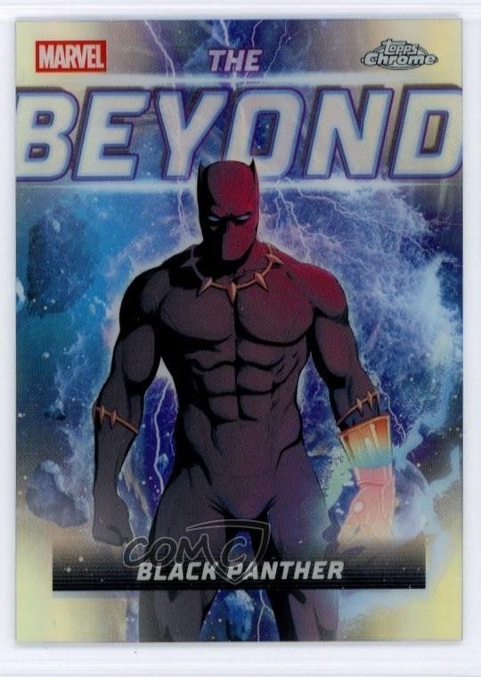 2026 Topps Chrome Marvel Comics The Beyond Black Panther #TB-09 1v5h