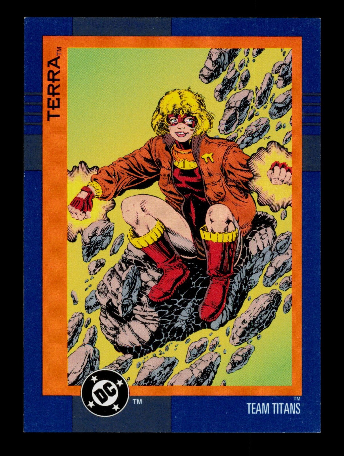 Terra 69 DC Comic Teams 1993 Trading Card TCG