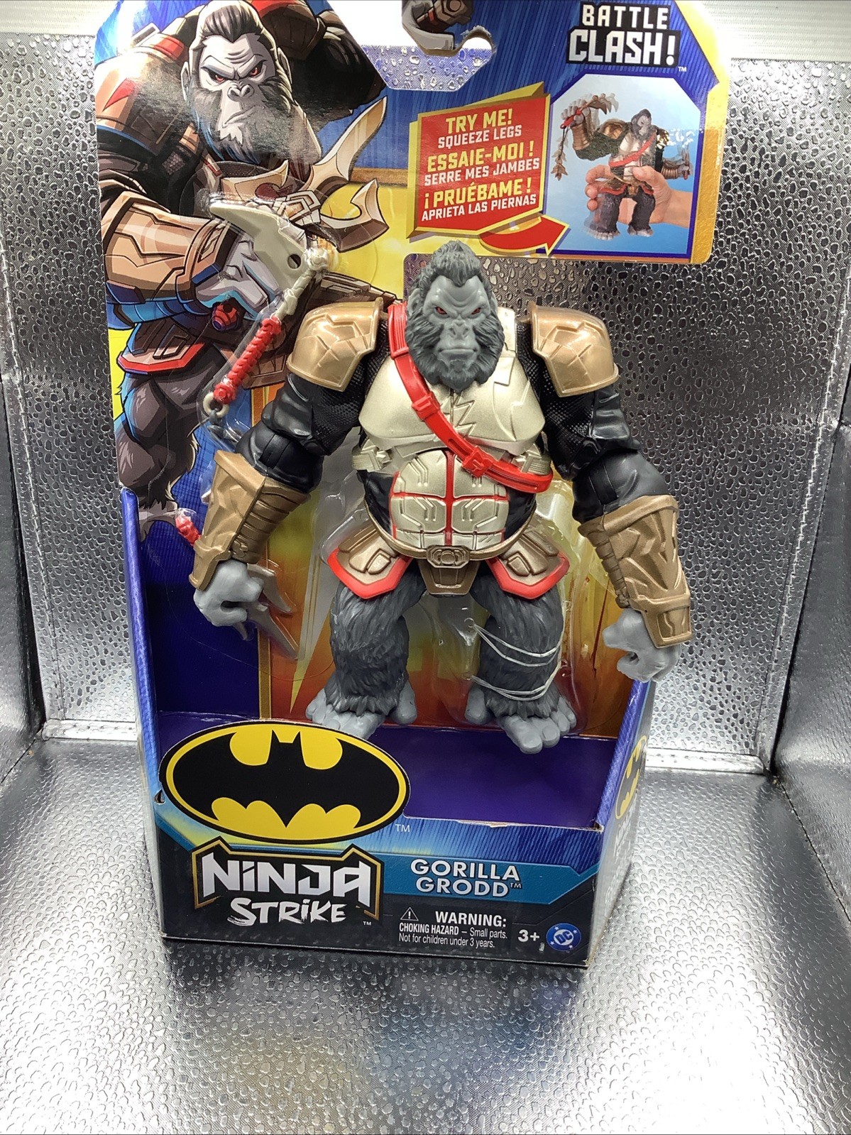 Batman Ninja Strike: GORILLA GRODD Action Figure w/Battle Clash! DC 2025
