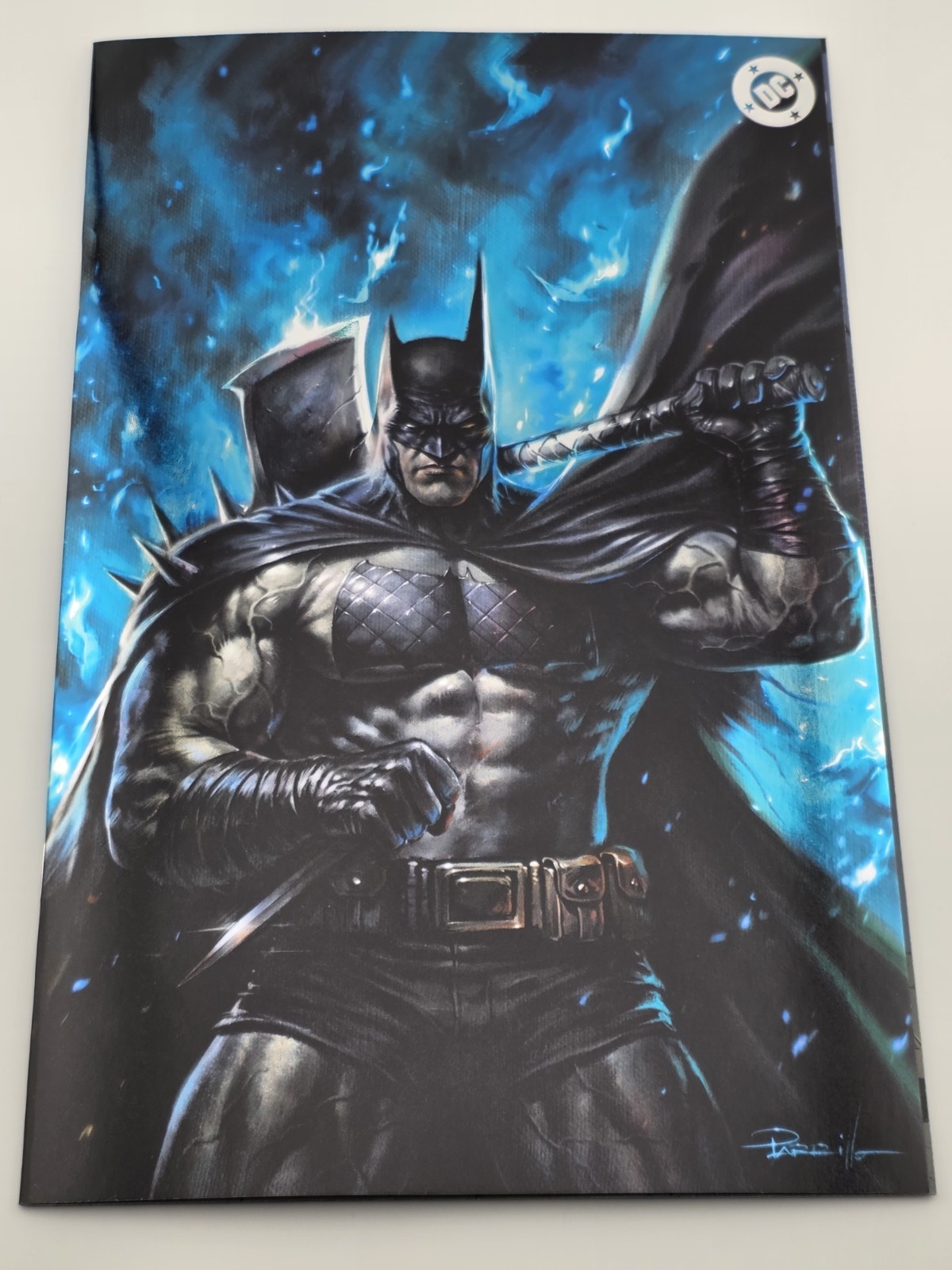 ABSOLUTE BATMAN #24 LUCIO PARRILLO NYCC ESCLUSIVA VARIANTE BLUE FOIL COVER NM