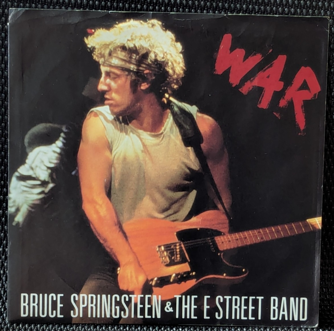 Bruce Springsteen ~ Merry Christmas Baby / War 1986 Columbia 45RPM w/Pic Slv NM