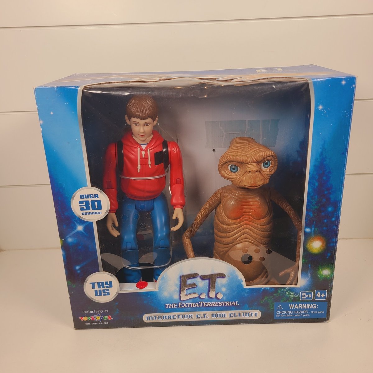 ET The Extra-Terrestrial Interactive E.T. & Elliott Action Figure Giocattoli R Us NOS
