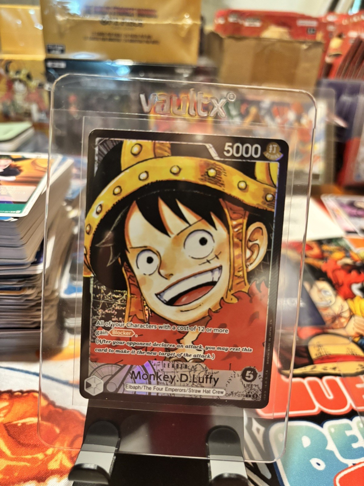 One Piece OP17-079 Monkey.D.Luffy Alt Art Leader OP17 EN NM+