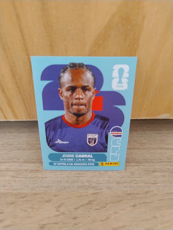 Carte Panini CPV 16 Fifa World Cup 2026. Coupe du monde Fifa 2026. Joueurs.