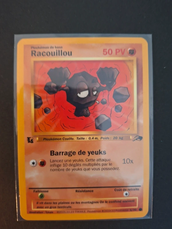 Racouillou Ploukemon série résine