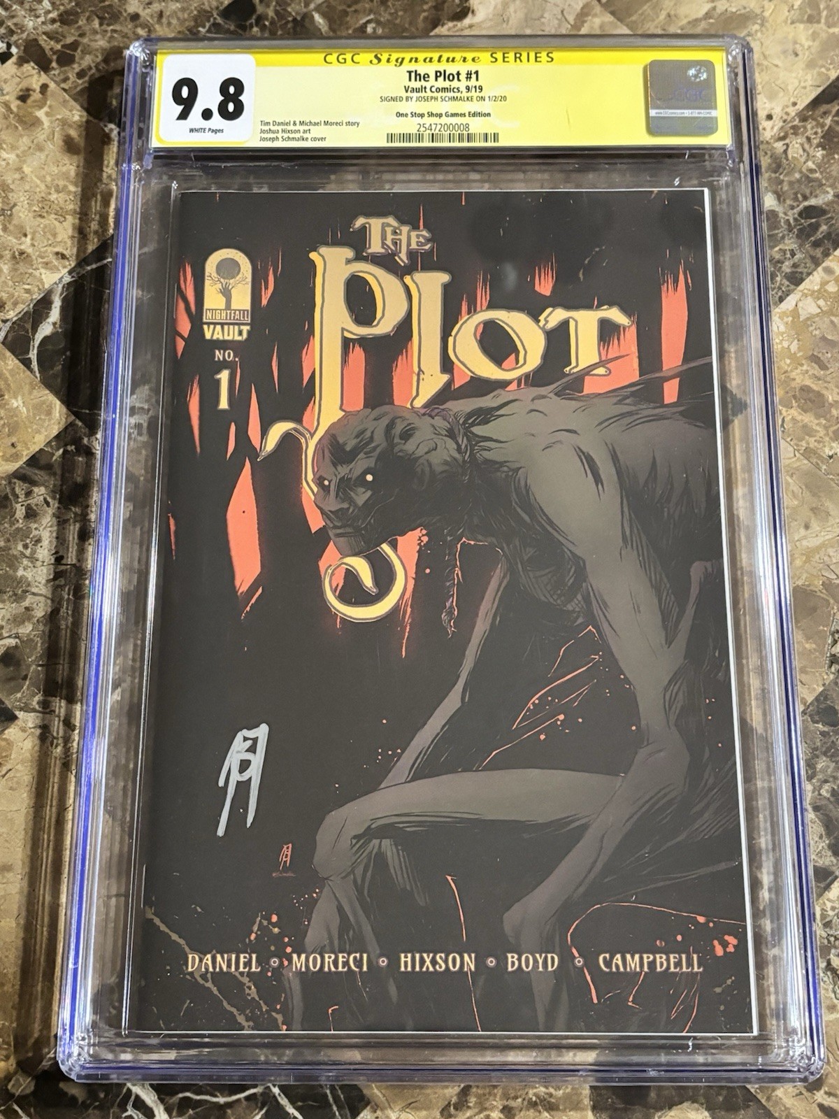 THE PLOT #1 CGC 9.8 Vault Comics 2019 One Stop Shop Edition