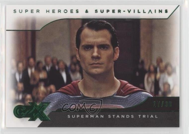 2019 DC CZX Super Heroes & Super-Villains Green Deco Foil 17/30 Superman #25 2rz