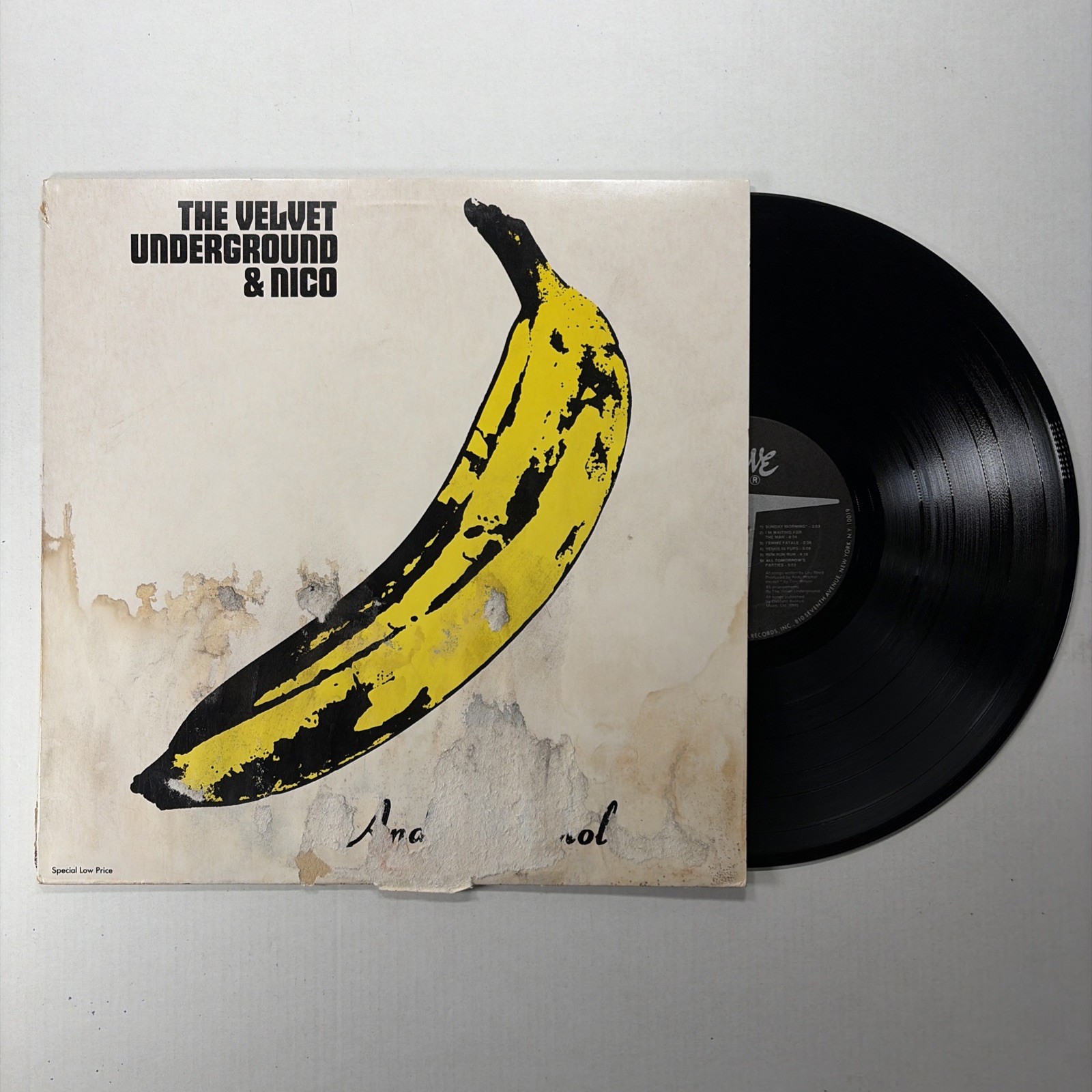 1985 The Velvet Underground & Nico Andy Warhol Vinyl LP Record