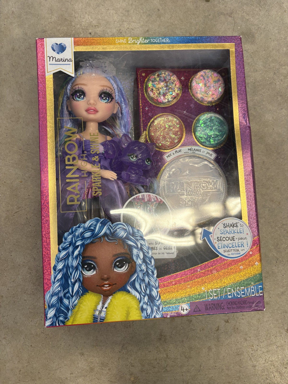 Rainbow High Sparkle & Shine Marina Doll Fashion Outfit Set New MGA.