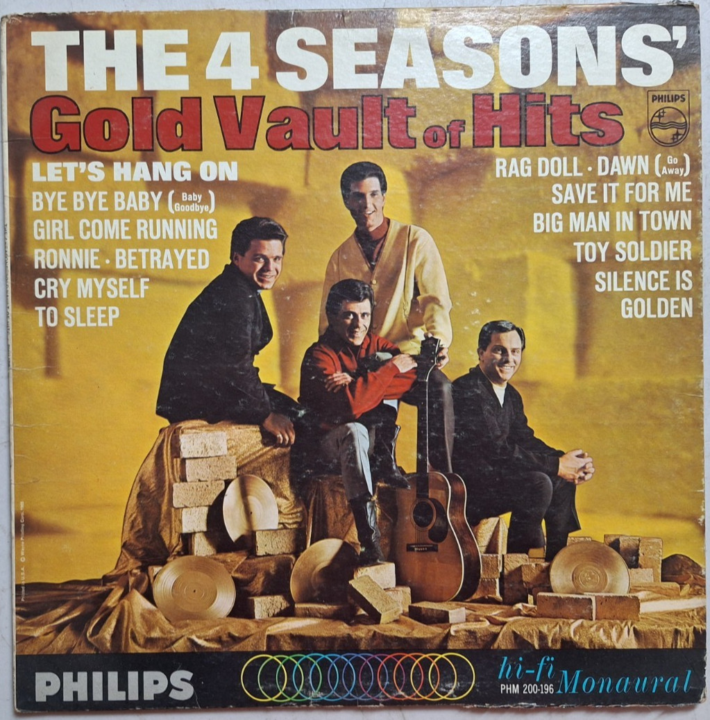 The 4 Seasons' Gold Vault Of Hits (Philips 1965 PHM 200-196) Vinyl LP
