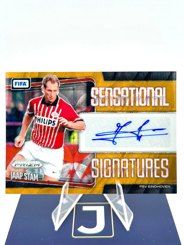 Jaap Stam 10/10 Auto - Panini Prizm PSV
