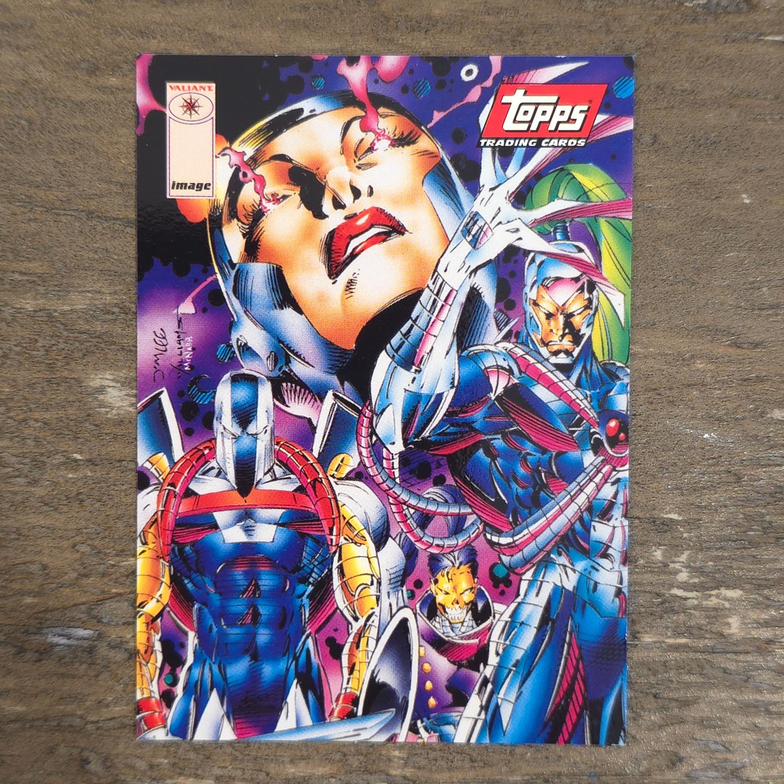 1993 Topps/Image,  "Deathmate" No Number, Canceled series Promo card, NM/M