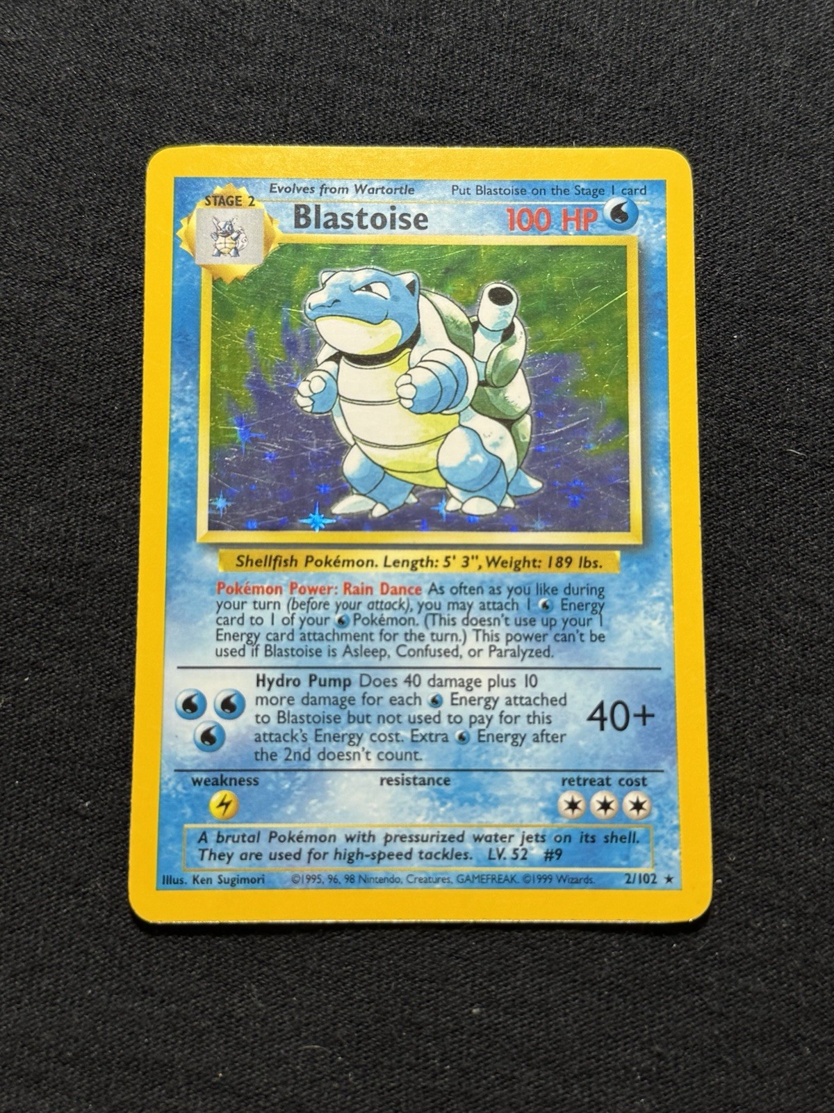 Blastoise 002/102 Set Base Holo