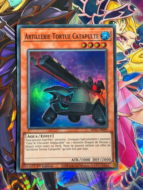 Artillerie tortue catapulte