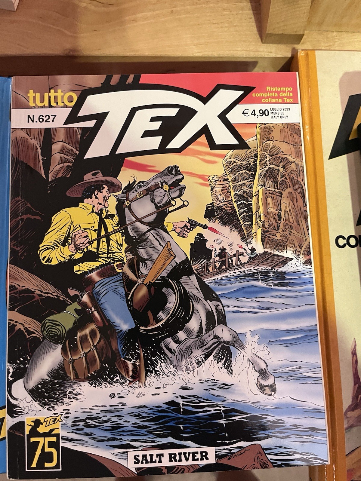 Sergio Bonelli Editore Tutto Tex n.627 Salt River Ristampa a colori 2023