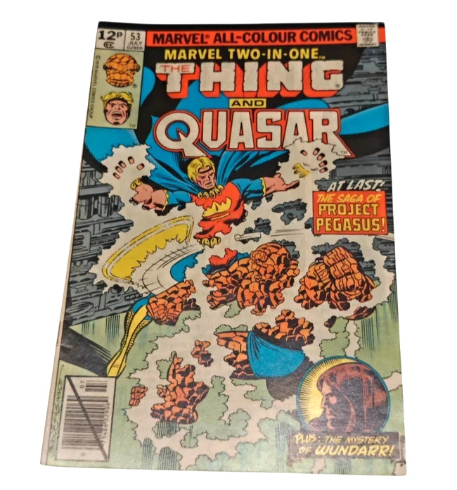 Marvel Two In One #53 Comic 1979 The Thing and Quasar Marvel Comics