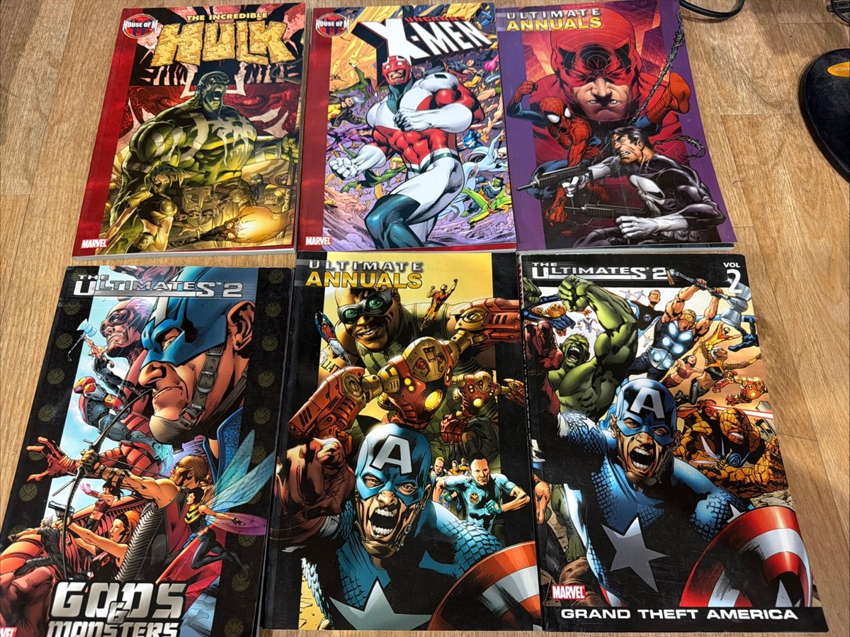 Lotto 6 Graphic Novel The Ultimates 1 e 2 Vol 2 Lotto Millar Hitch House Of M