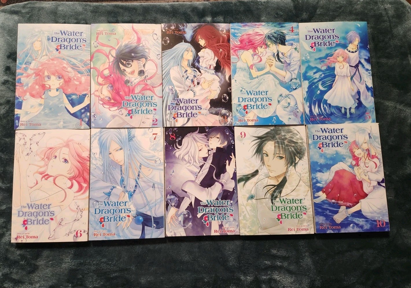 La sposa del drago d'acqua di Rei Toma manga volume 1-10, 10 libri totali