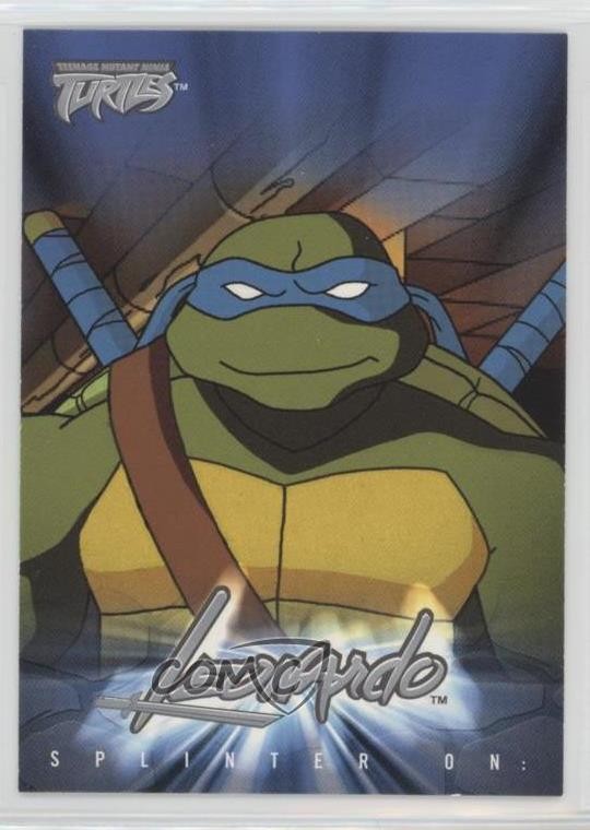 2003 Fleer Teenage Mutant Ninja Turtles Serie 1 Leonardo #14 3c7