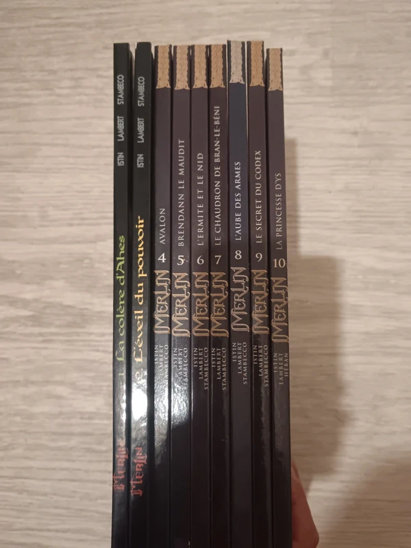 BD Merlin - Tomes 1, 2, 4 à 10