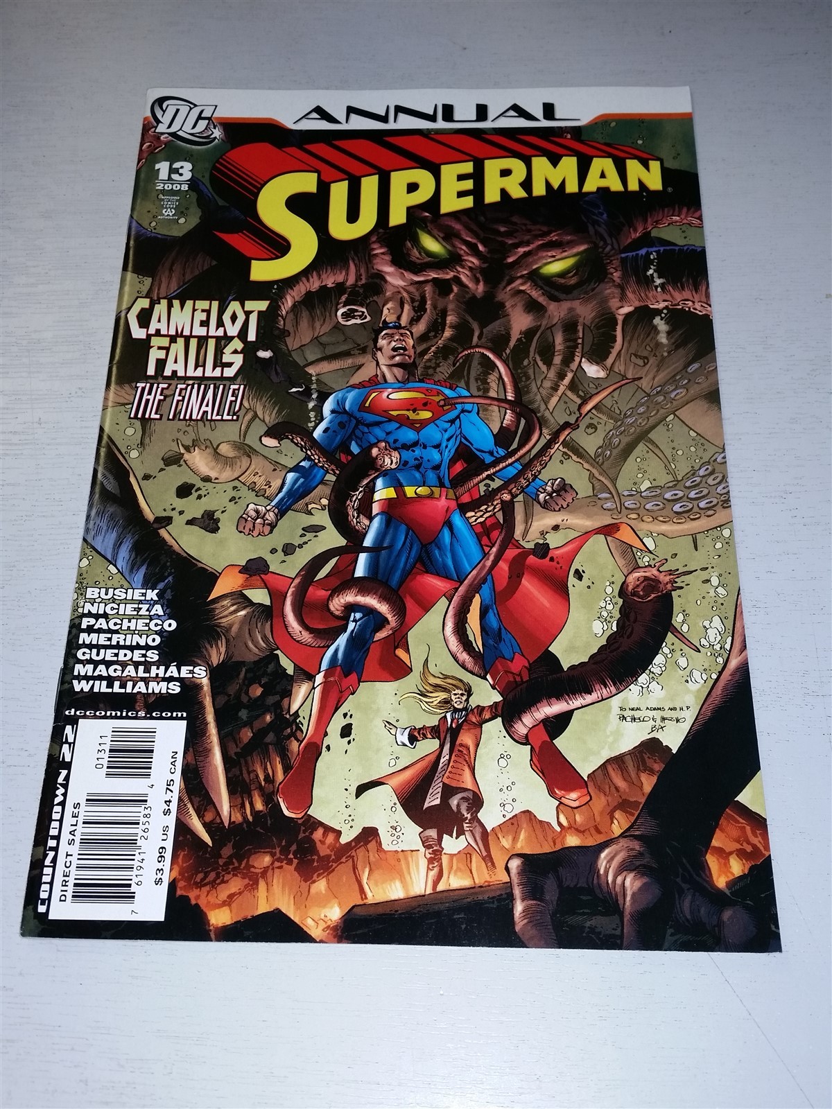 SUPERMAN ANNUAL #13 VF (8.0 OR BETTER) JANUARY 2008 DC COMICS