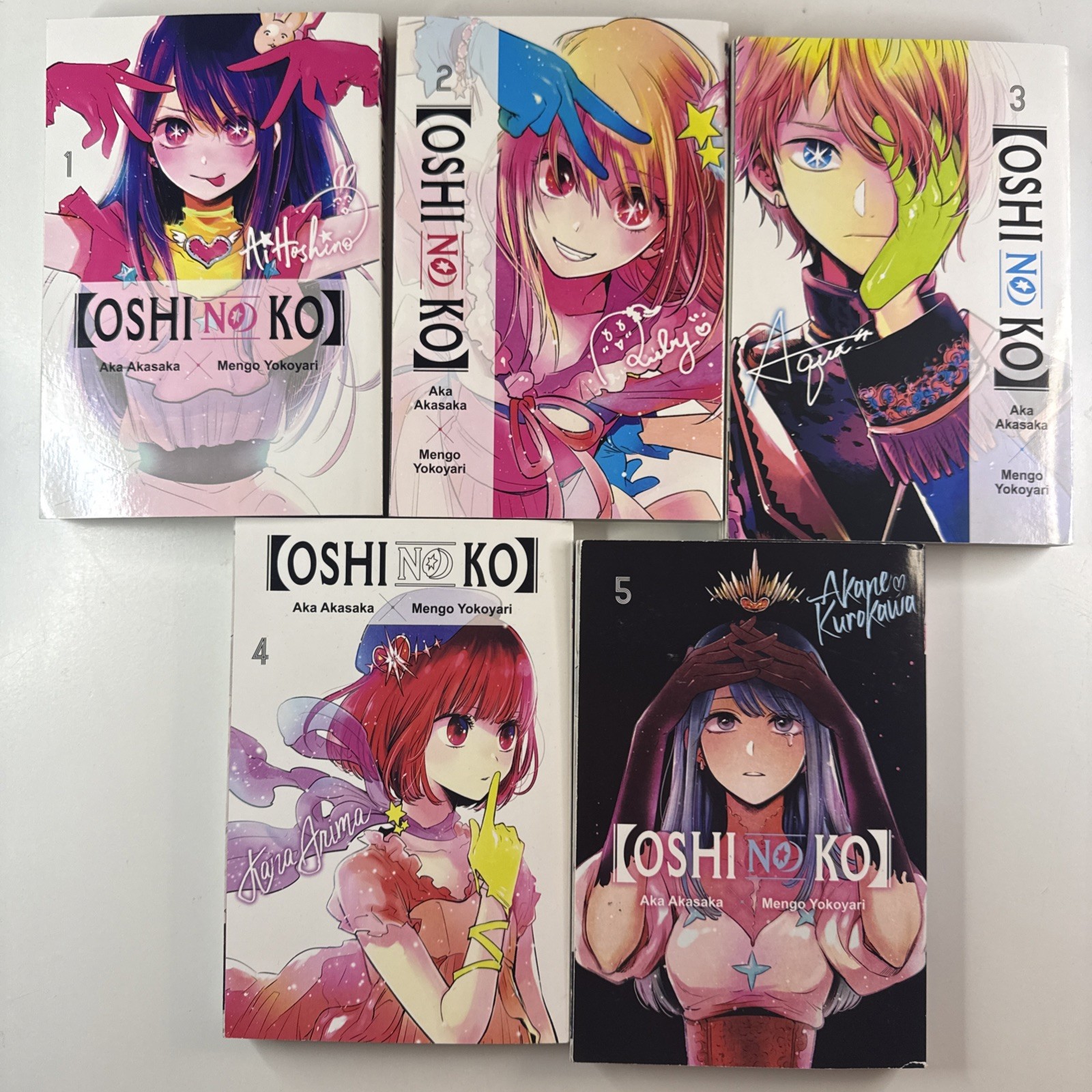 [Oshi No Ko] Vol. 1-5 Manga Yen Press 2020 Aka Alaska