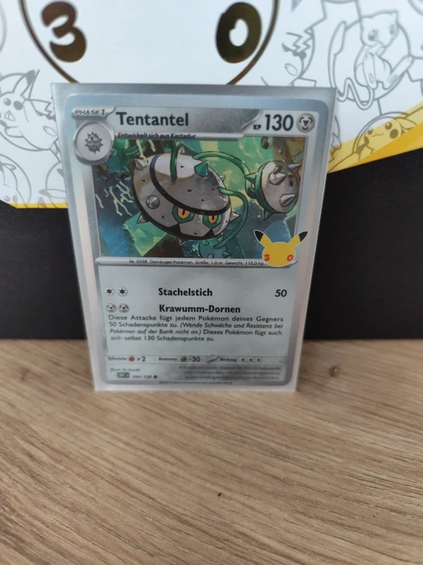 30 Jahre Pokemon Tentantel 104/128 30C