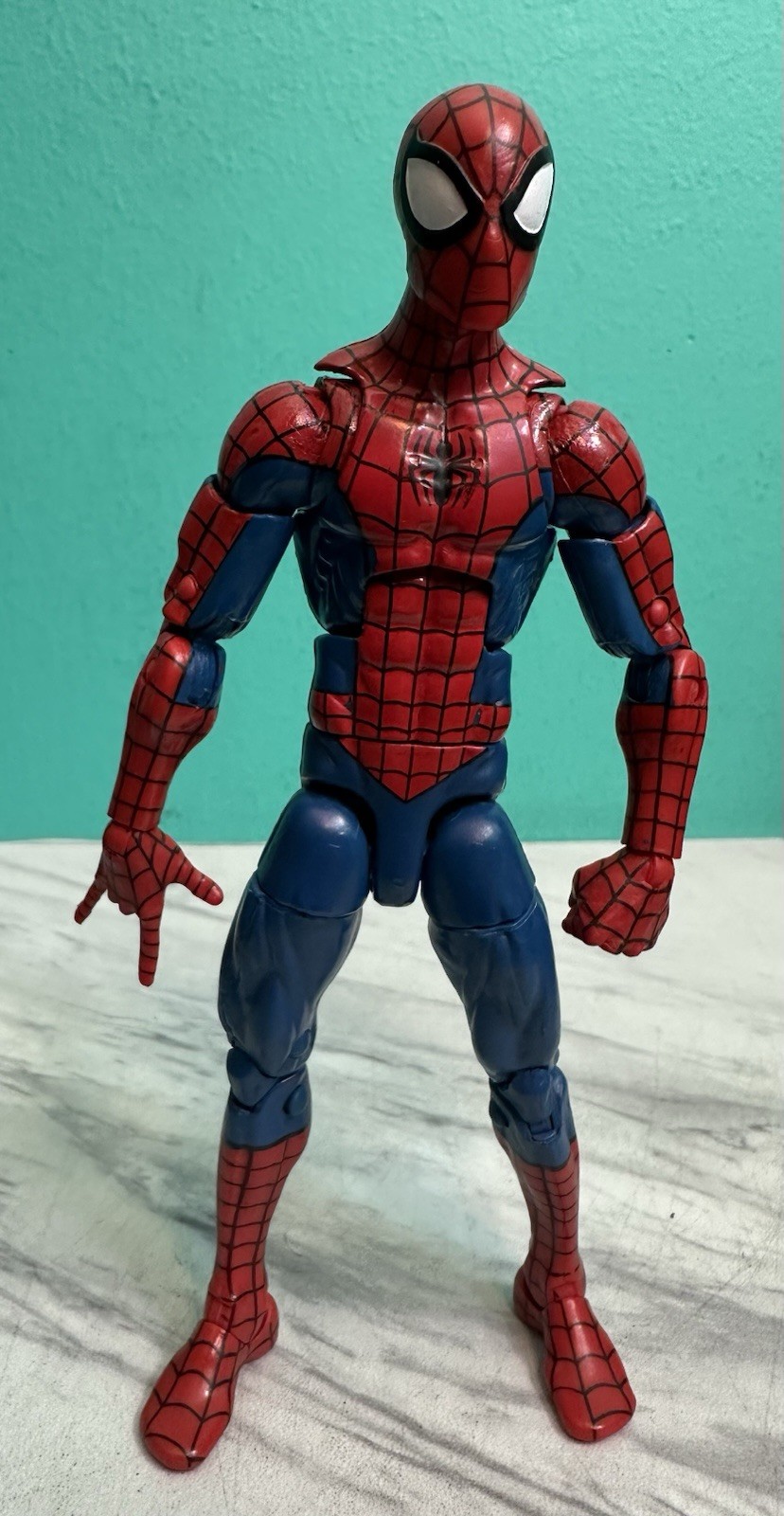 Marvel Legends Modellino PIZZA SPIDER-MAN Hobgoblin BAF Wave incompleto 6"