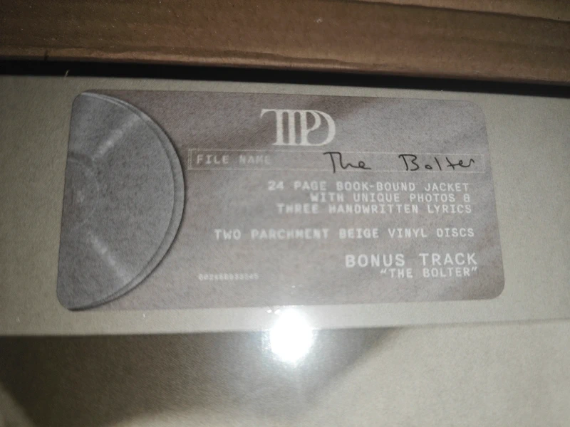 Taylor Swift – The Tortured Poets Department – The Bolter Edition – SEALED 2LP Vinyl