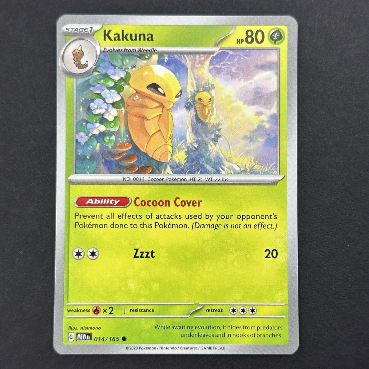 Kakuna Common SV: Scarlatto e Viola 151 014/165 quasi nuovo