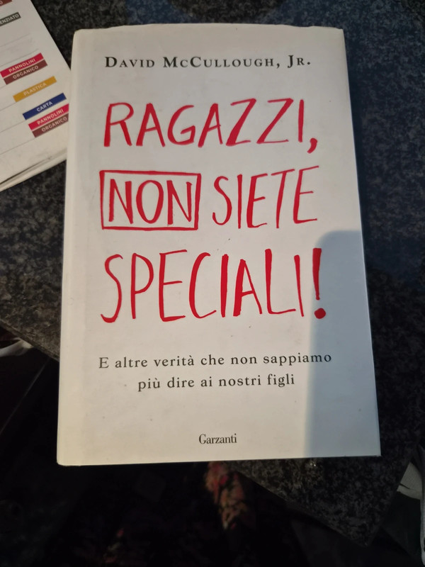 Ragazzi non siete speciali