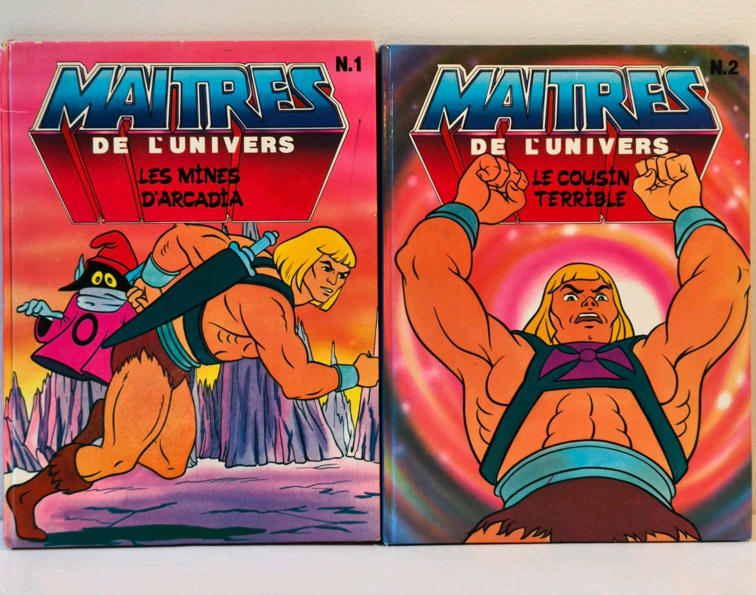 Maitres de l'Univers n.1 / n.2  éditions euredif livres BD He-Man