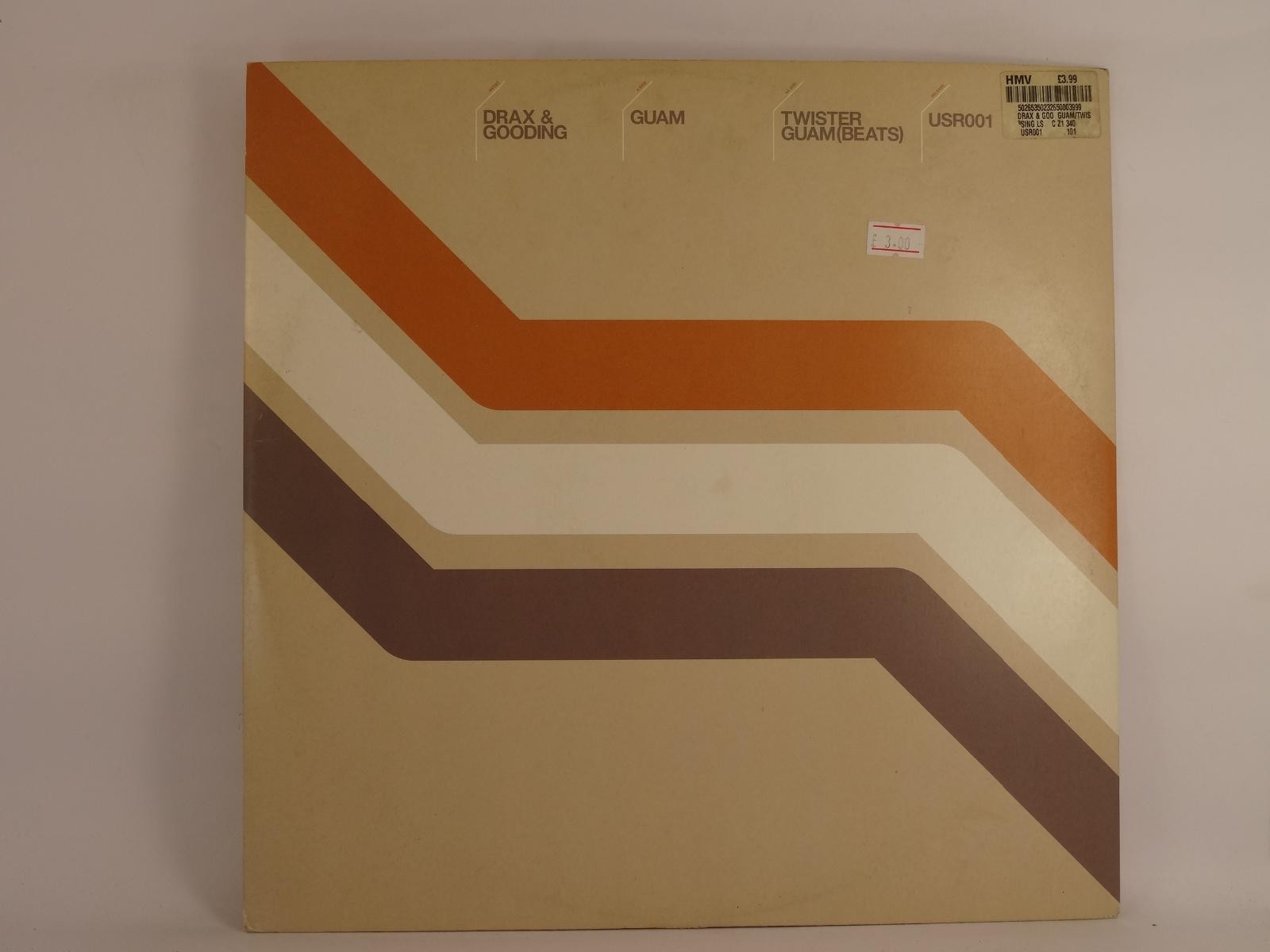 DRAX & GOODING GUAM (162) 4 Track 12" Single plus Picture Sleeve USR