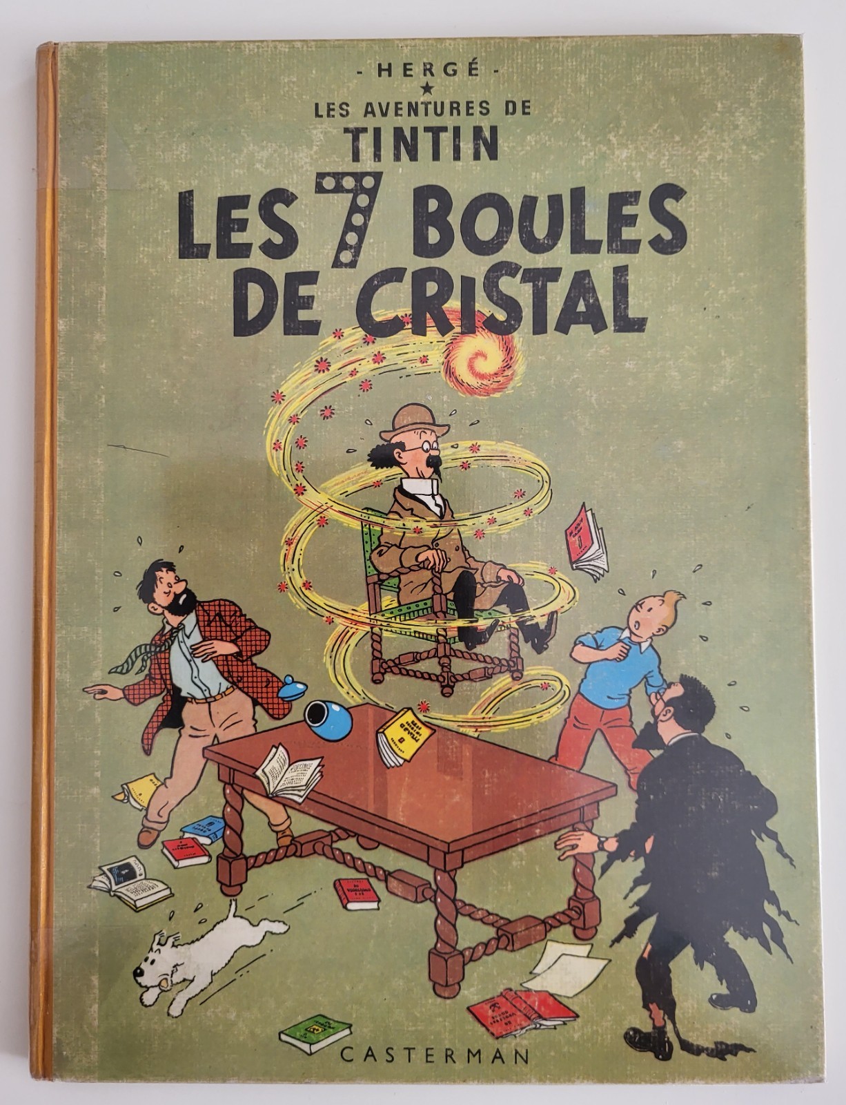 Tintin Les 7 Boules de cristal – Casterman, EO 1960 - Info édition 4e plat B29