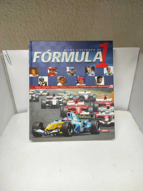 Altas ilustrado fórmula 1
