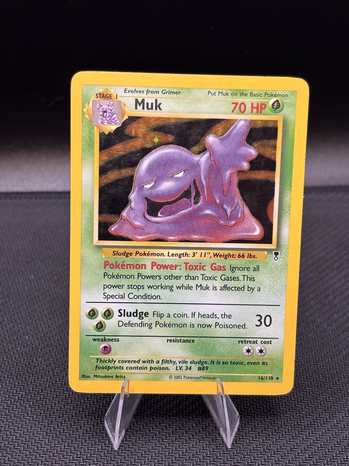 Pokémon TCG Muk Legendary Collection Holo Card 16/110 Rare
