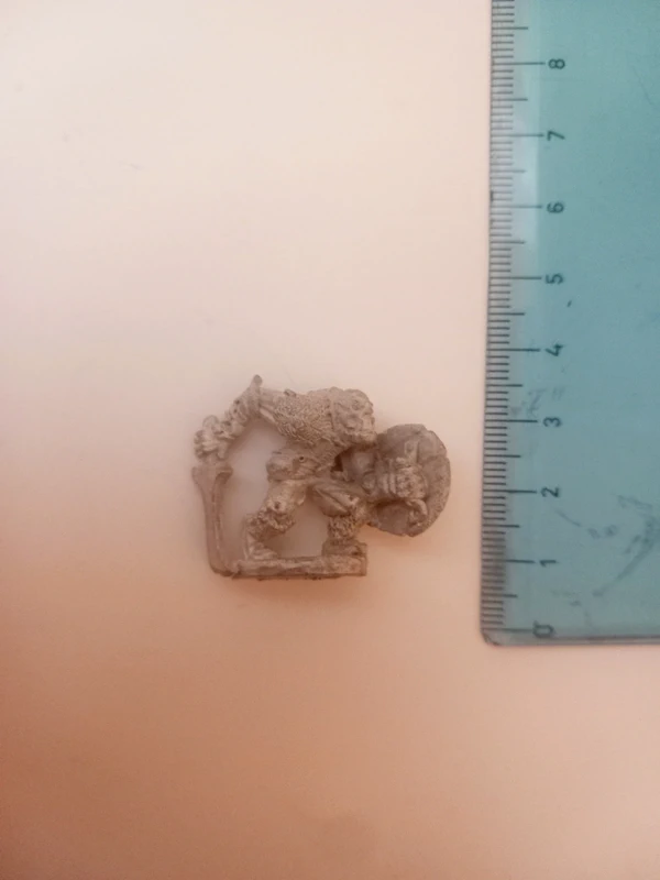 Orc Sword & Shield 28mm Metal Unpainted vintage