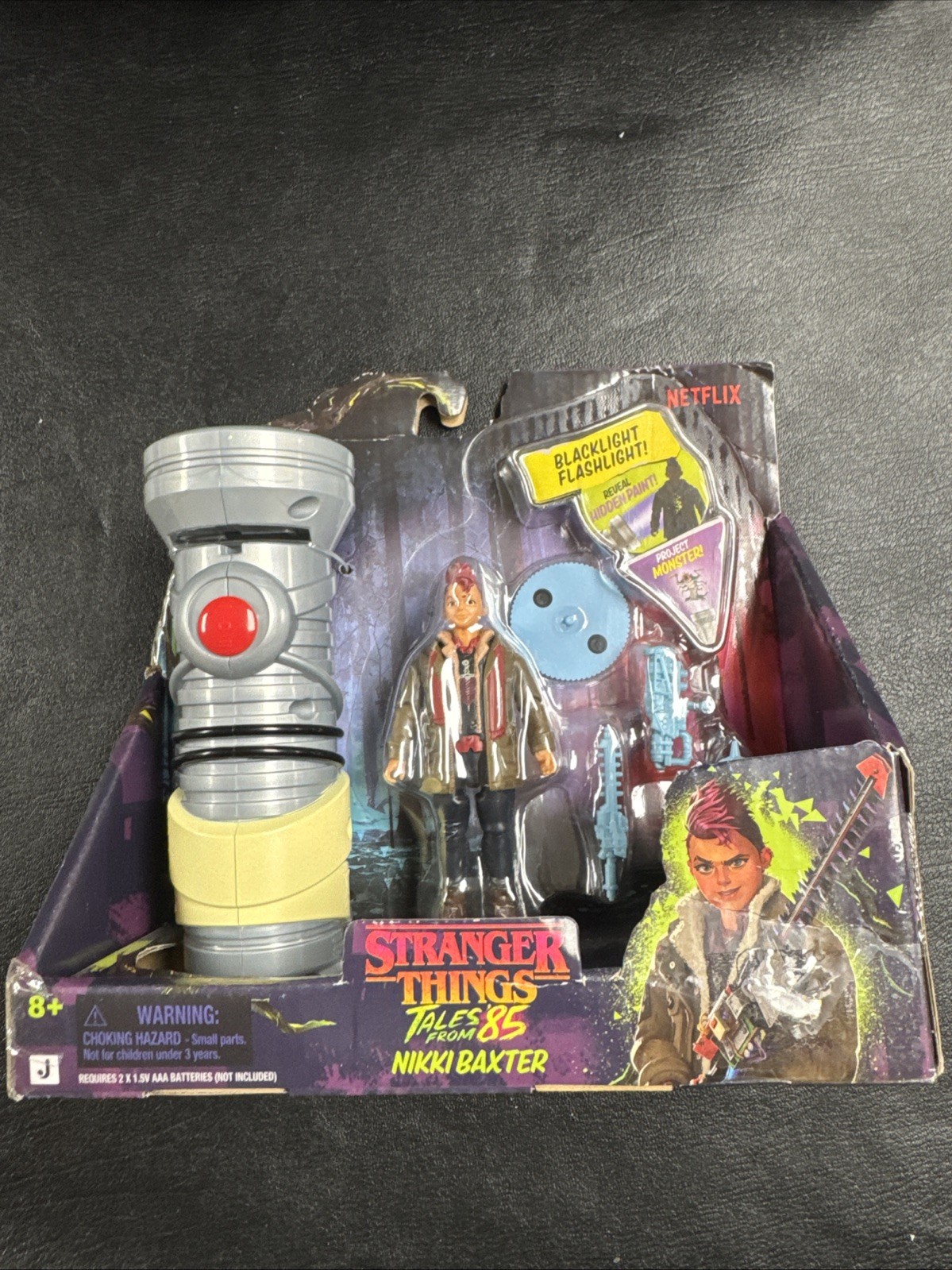 New Stranger Things: Tales from '85 HIC Flashlight with 4" Nikki Baxter Figure
